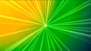 Buy Animated abstract lights video on green background